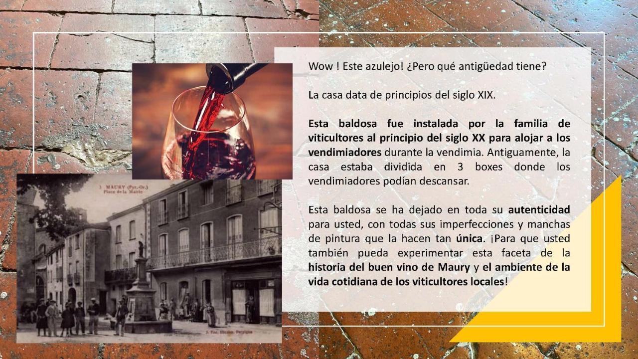 La Tomette - Le Charme De L'Authentique Lägenhet Maury Exteriör bild